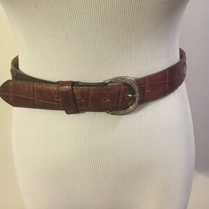Silver Creek leather belt